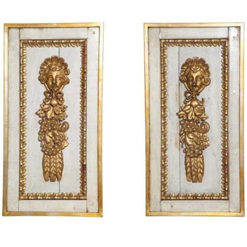 Pair of Late 18th Century Fragments by French