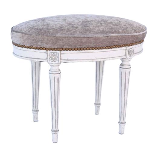 Oval Louis XVI Stool by French