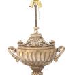 Elaborately Hand-carved Silvergilt Campana Urn-form Lamp