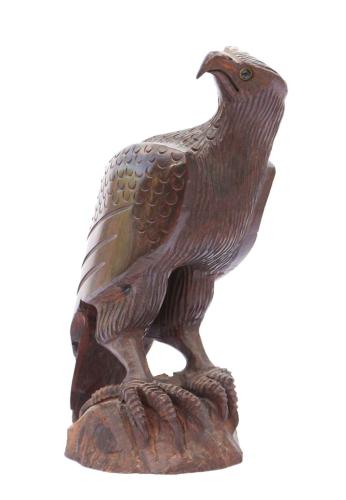 Carved Rosewood Eagle by 