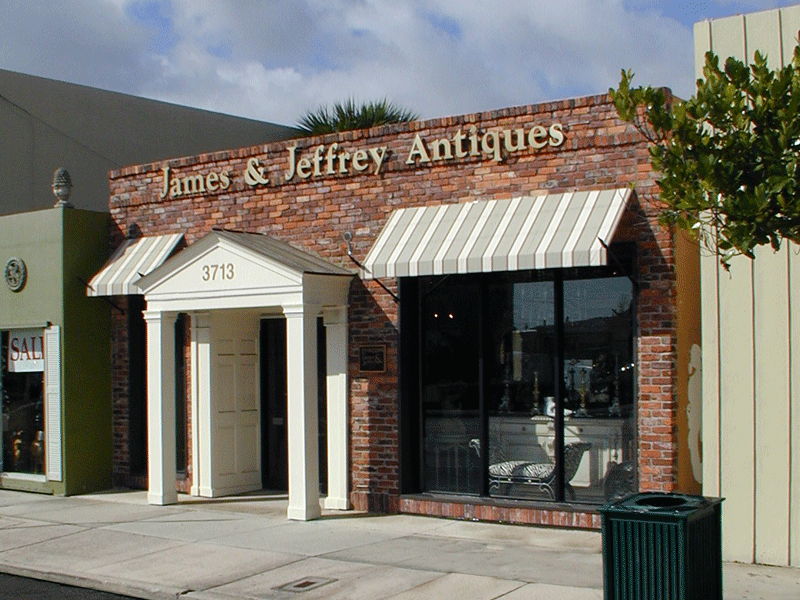 James and Jeffrey Antiques Showroom 3713 South Dixie Highway West Palm Beach Florida