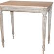 Painted Louis XVI Console Table with Stone Top